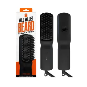 Brdstr-450 Wild Willies Beard Straightener For Men - 3 Temperature Settings T... Fast Ship