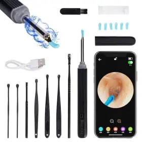 1080 Willfan 769326770966 Ear Wax Removal With Camera Earwax Remover Tool Hd Wireless Otoscop