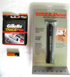Wvs-1 Windmere Wet And Dry Shaver Vibra-shaverft 1 Pk Of Vtg Gillette Trac Ii Blades Wvs-1 Windmere Wet And Dry Shaver Vibra-shaverft 1 Pk Of Vtg Gillette Trac Ii Blades