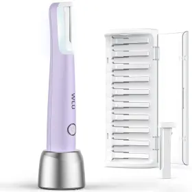 Wlu 199284928466 Dermaplane Razor For Women Face Rechargeable Dermaplaning Tool