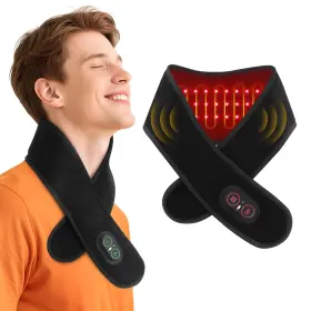 102402 Woloyheatie Cordless Neck Heating Pad For Pain Massager With 660nm 850nm ... Fast Ship