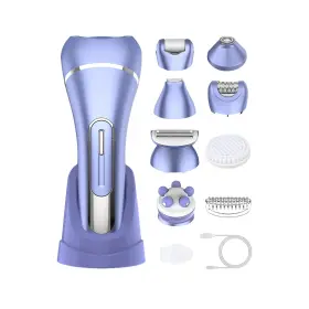 Qhy07 Wrewing Epilator For Women 7 In 1 Replaceable Hair Removal And Massager Cl... Fast Ship