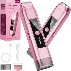 Wudti 705353387142 Electric Bikini Trimmer For Women Razor And Shaver With Dual Heads Body Pubic