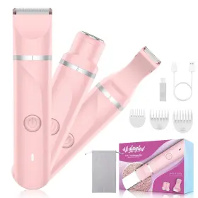 Wufayhd 767791768846 Electric Shaver Razors For Women 3 In 1 Waterproof Bikini Trimmer Wet And Dry