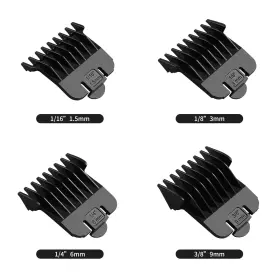 Wusuker 313050268246 T Outliners Guards For Andis Outliner From 1/16-3/8 Inch Snap-on Blade 4 Pack #2
