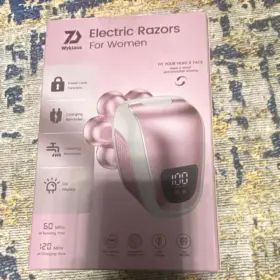 Fk-6608 Wyklaus Pink Five Head Rotary Body Shaver Waterproof Rechargeable Led Women