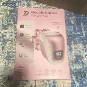 Fk-8808 Wyklaus Pink Seven Head Rotary Shaver Waterproof Rechargeable Led Women
