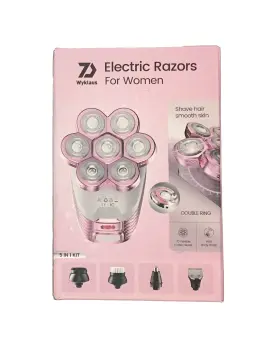 Kf-9003 Wyklaus Elecric Razors For Women 5-in-1 Cordless Electric Leg Shaver Model-