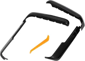 24072400 X Autohaux Top Side Tow Mirror Cover Clip-on Housing Cap Gloss Black