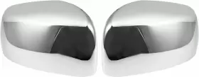 A23010400ux0241 X Autohaux 1 Pair Left Right Exterior Door Mirror Cover Cap Overlay Chrome