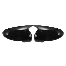 A23122800ux1897 X Autohaux 1 Pair Car Rear View Driver Passenger 11.42 Inch X5.91 Gloss Black