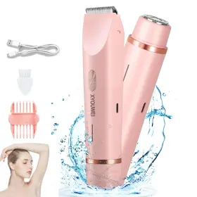 Zb-0236l-shuangtou Xyouwei Electric Shaver For Women 2 In 1 Bikini Trimmer Usb Rechargeable El