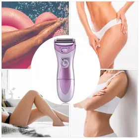 Yayun 445038338344 2-in-1 Electric Razor For Women - Cordless Bikini And Leg Shaver Wet Dry
