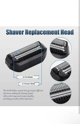 30-00192 Yaziyir 2 Pack Shaver Replacement Blade Compatible With Manscaped The Handyman Shave #2