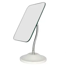 Qs-6c Yeake Adjustable Flexible Gooseneck White Makeup Mirror With Stand