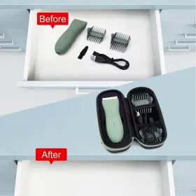 Yewltvep 705353928802 Case For Meridian Shaver Hard Bags Compatible With Manspot Groin Hair #2