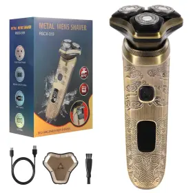 Rscx-319 Yhc Electric Razor For Men Wet And Dry Rotary Shaver With Magnetic Head Beard