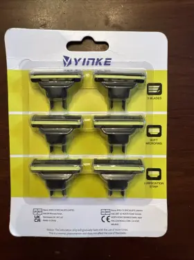 Qp25xx Yinke Qp66xx Set Of 6 Blades For Electric Shaver 26xx 27xx 28xx 65xx 66xx
