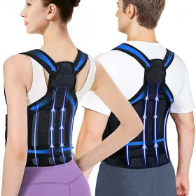 Yisailu 781126250271 Back Brace Posture Corrector For Women And Men Upgraded Adjustable Supp