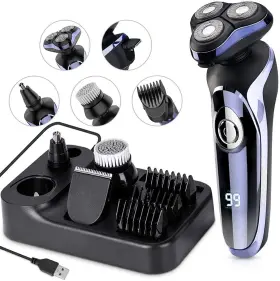 100006 Yongyao Electric Razor For Men 4 In 1 Rotary Shaver Beard Trimmer 100006 Yongyao Electric Razor For Men 4 In 1 Rotary Shaver Beard Trimmer