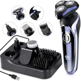 Yongyao 762949145722 Electric Razor For Men 4 In 1 Rotary Shaver Beard Trimmer Shav Yongyao 762949145722 Electric Razor For Men 4 In 1 Rotary Shaver Beard Trimmer Shav