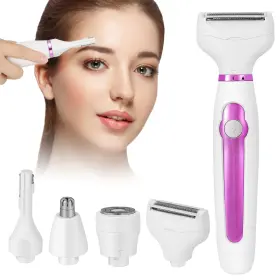 Yy100013-us Yongyao Electric Bikini Trimmer And Shaver For Women - 4 In 1 Waterproof Raz