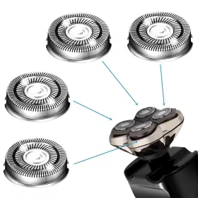 N016 Youngpro Shaver Head Replacement Blades For Pitbull Gold Silver Platinum 4 Pack New