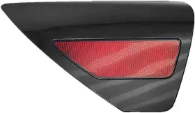 152513400 Yuacdky Car Taillight Charging Port Cover Rear Left Side For Tesla Model Glossy Black