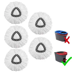 Yuakou 977077820289 5-pack Mop Replacement Heads For Ocedar Replace Head Easywrin S... Fast Ship