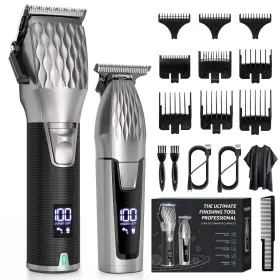 Zaekaryfs02 Zaekary Professional Hair Clippers For Men Barber And Trimmer Set Cordless B