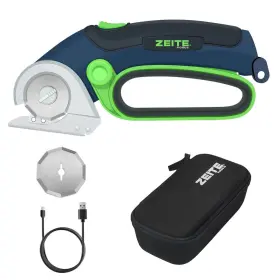 Zpt-sc-40r Zeite 4v Cordless Electric Scissors With Usb Charging Cable 2 X Blade 1 S