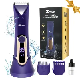 Zesuti-8117-pp Zesuti Bikini Trimmer For Women Electric Razors And Led Display Wet/dry Pubi