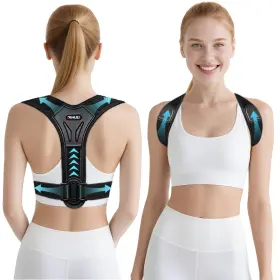 Jd01 Zinuu Posture Corrector For Women And Men Upgraded Comfortable Upper Back Brace Wi
