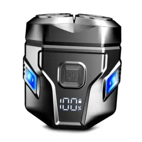 Qc-g7 Zloojnn Upgraded Mini Electric Shavers/razor For Men Face-mecha Metal Black