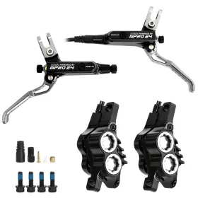 Ztz 739750708859 Iiipro E4 Mtb Hydraulic Disc Brake Set 4-piston Kit With