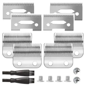 Zzyzsfus 445001854819 4 Pack Professional Replacement Clipper Blades Precision 2 Holes Adjustable Hair