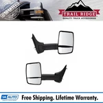 2PC Tow Mirror Set Pair Manual Textured Black For Gm Cutaway Van Box Truck. Fixed Price $549.95.
