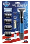Barbasol Face & Body Single Blade Electric Shaver W/ 5 Cutting Combs Fantastic. Fixed Price $49.95.
