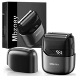 Mbzoey Electric Foil Shavers For Men: Razor Mini, Sanded Grey. Fixed Price $48.59.