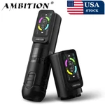 Ambition Zetton Wireless Tattoo Machine Pen Set Straight Rod Structure Brushless. Fixed Price $261.49.