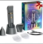 Scttomon RFC-2018 3 In Professional Shaver Set Cordless Hair Trimmer Gray Gold. Fixed Price $40.00.