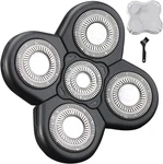 (pack Of 2) Blades Replacement Heads Universal For Razor (5D Black). Fixed Price $14.99.