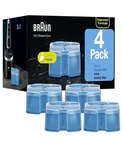 Braun Clean & Renew Ccr Refill Cartridges 4 Pack Fits All Stations Lemon Nib. Fixed Price $20.00.