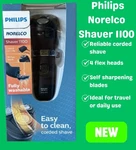 Philips Norelco Shaver 1100 Corded Electric Razor 4D Flex Head Black (new). Fixed Price $40.00.