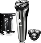 Electric Razor For Men, 4D Cordless Head Shaver, Siwiey Rechargable Wet And Dry. Fixed Price $29.15.