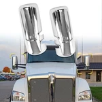 Pair Door Mirror Covers Fit Kenworth T680 T880 W990 Replacement .... Fixed Price $212.26.