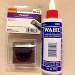 Wahl Professional Peanut Trimmer Blade Black #2068-1001 Plus Oil 4OZ. Fixed Price $24.88.