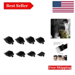 8 Pcs Professional Hair Clipper Combs Guides, Wahl Replacement Guards Set.... Fixed Price $9.20.