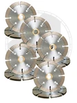 4" Pro Grade Tuckpointing Sandwich Style Diamond Blades (10 Pack). Fixed Price $195.00.