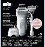 Braun Silk-epil Epilator With Razor, Shaver Head And Trimmer Comb, SE7-141. Fixed Price $39.67.